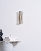 Luxury Wall Lights with Textured Glass Design