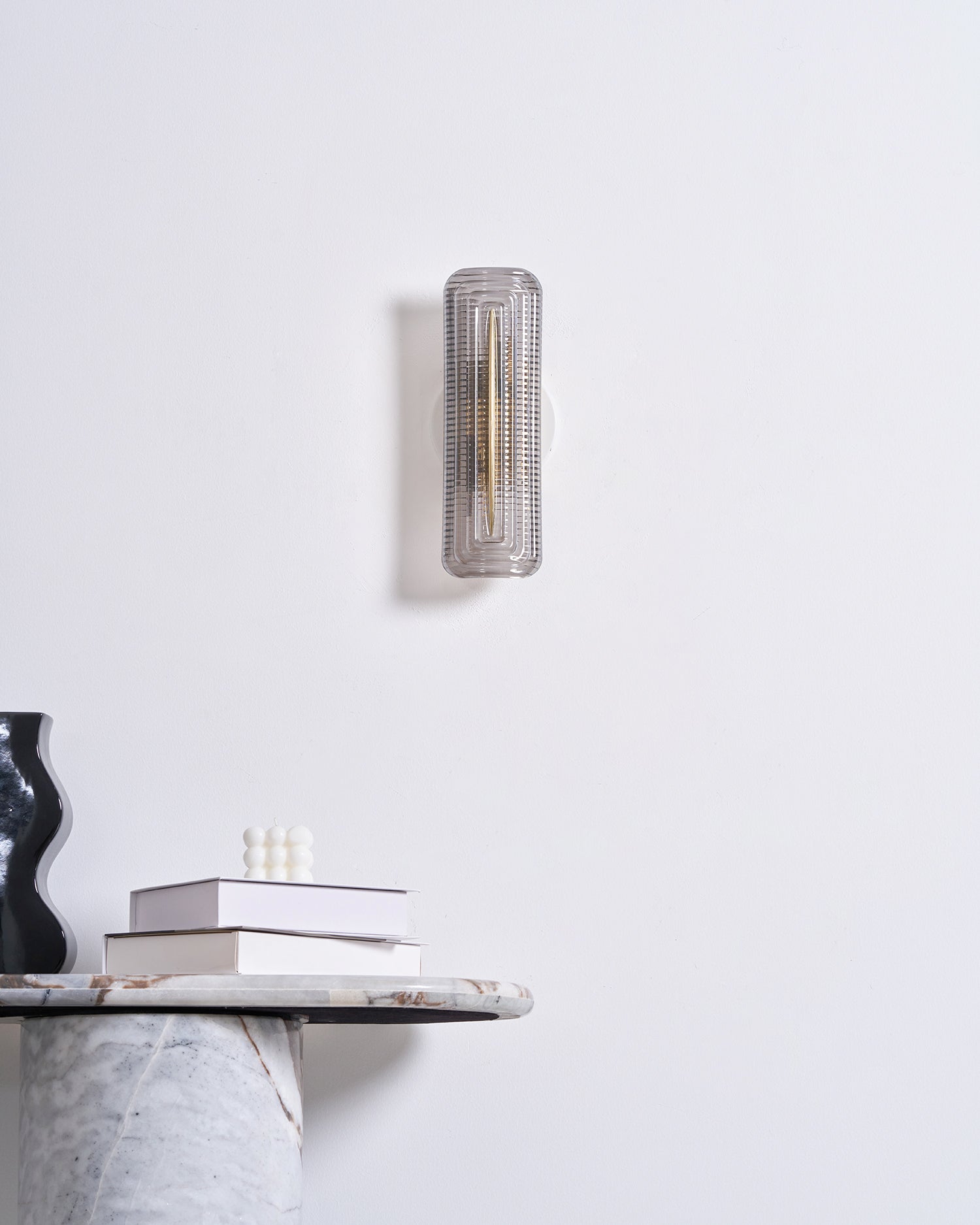 Luxury Wall Lights with Textured Glass Design