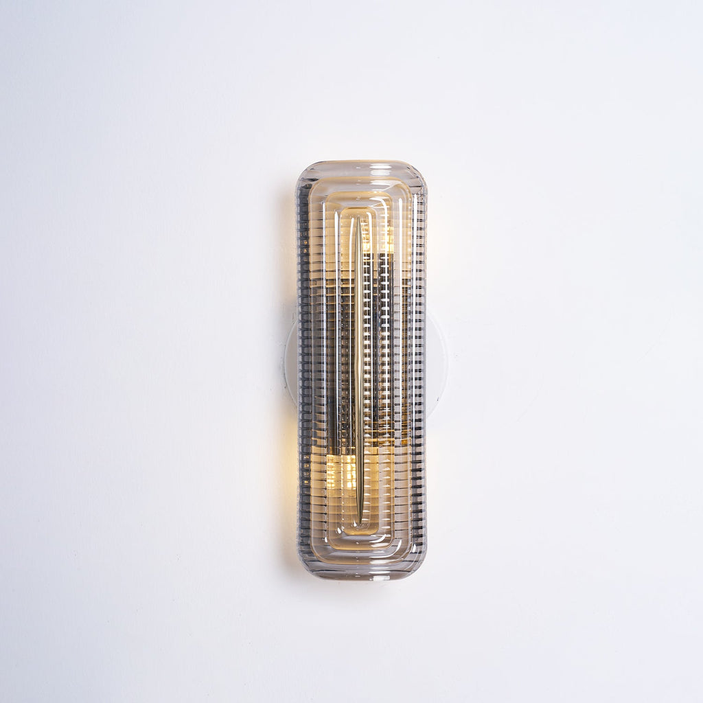 Luxury Wall Lights with Textured Glass Design