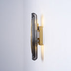Luxury Wall Lights with Textured Glass Design