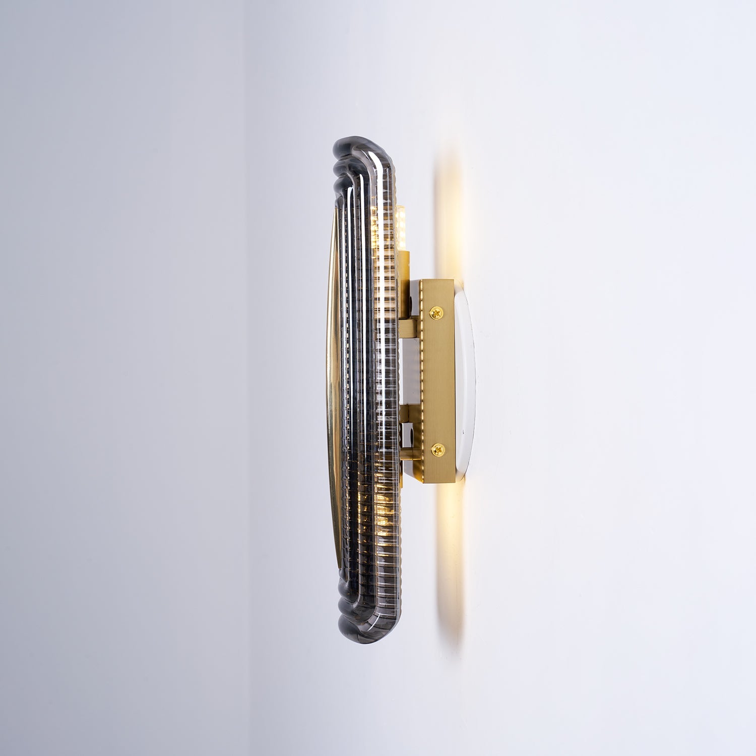 Luxury Wall Lights with Textured Glass Design