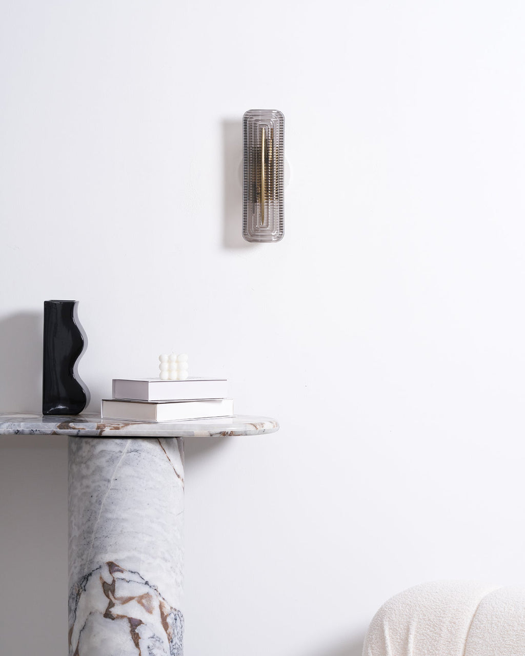 Luxury Wall Lights with Textured Glass Design