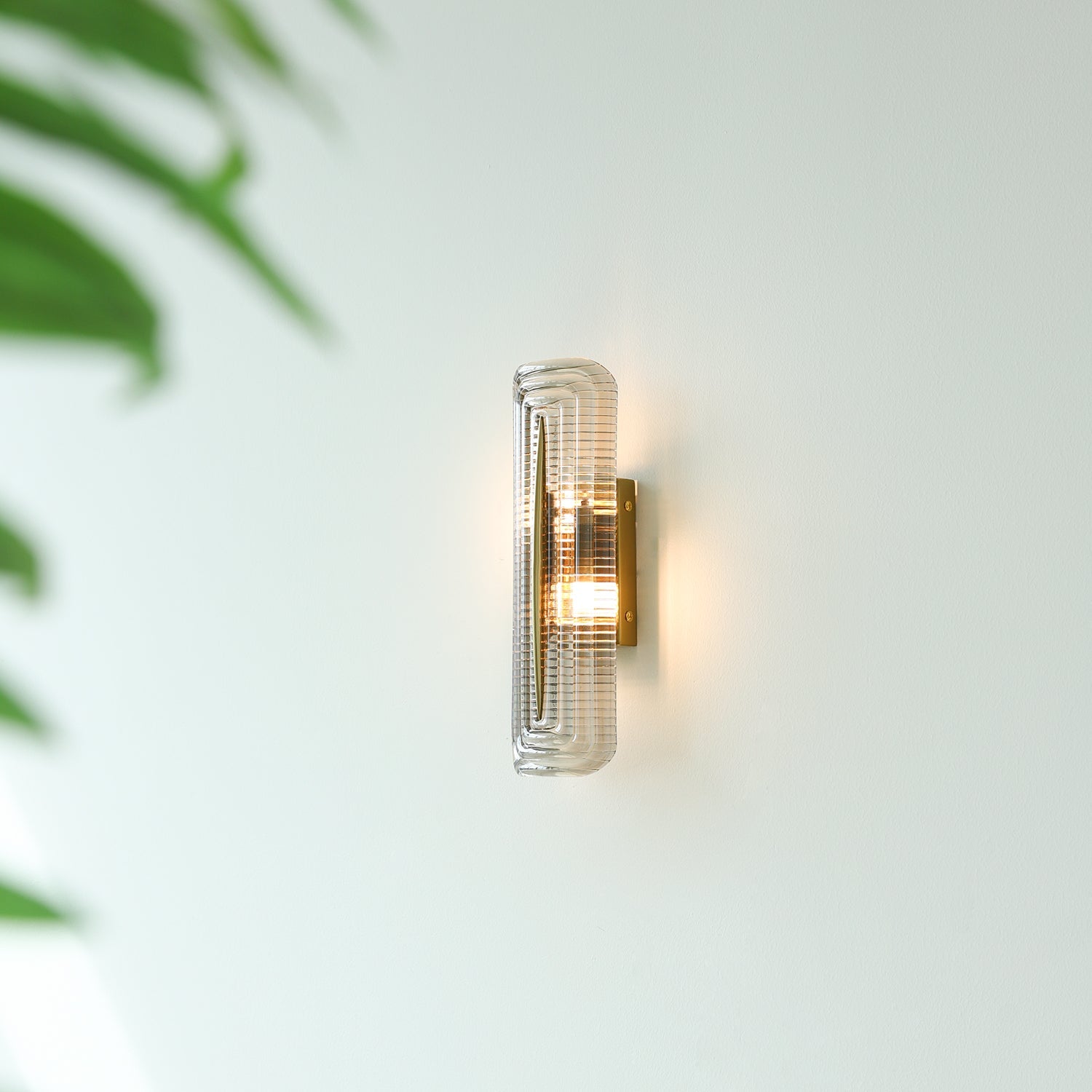 Luxury Wall Lights with Textured Glass Design