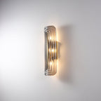 Luxury Wall Lights with Textured Glass Design