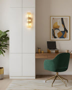 Luxury Wall Lights with Textured Glass Design
