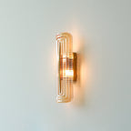 Luxury Wall Lights with Textured Glass Design