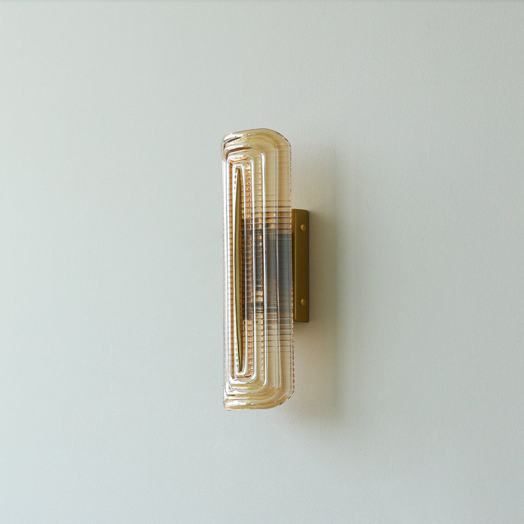 Luxury Wall Lights with Textured Glass Design