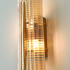 Luxury Wall Lights with Textured Glass Design