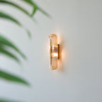 Luxury Wall Lights with Textured Glass Design