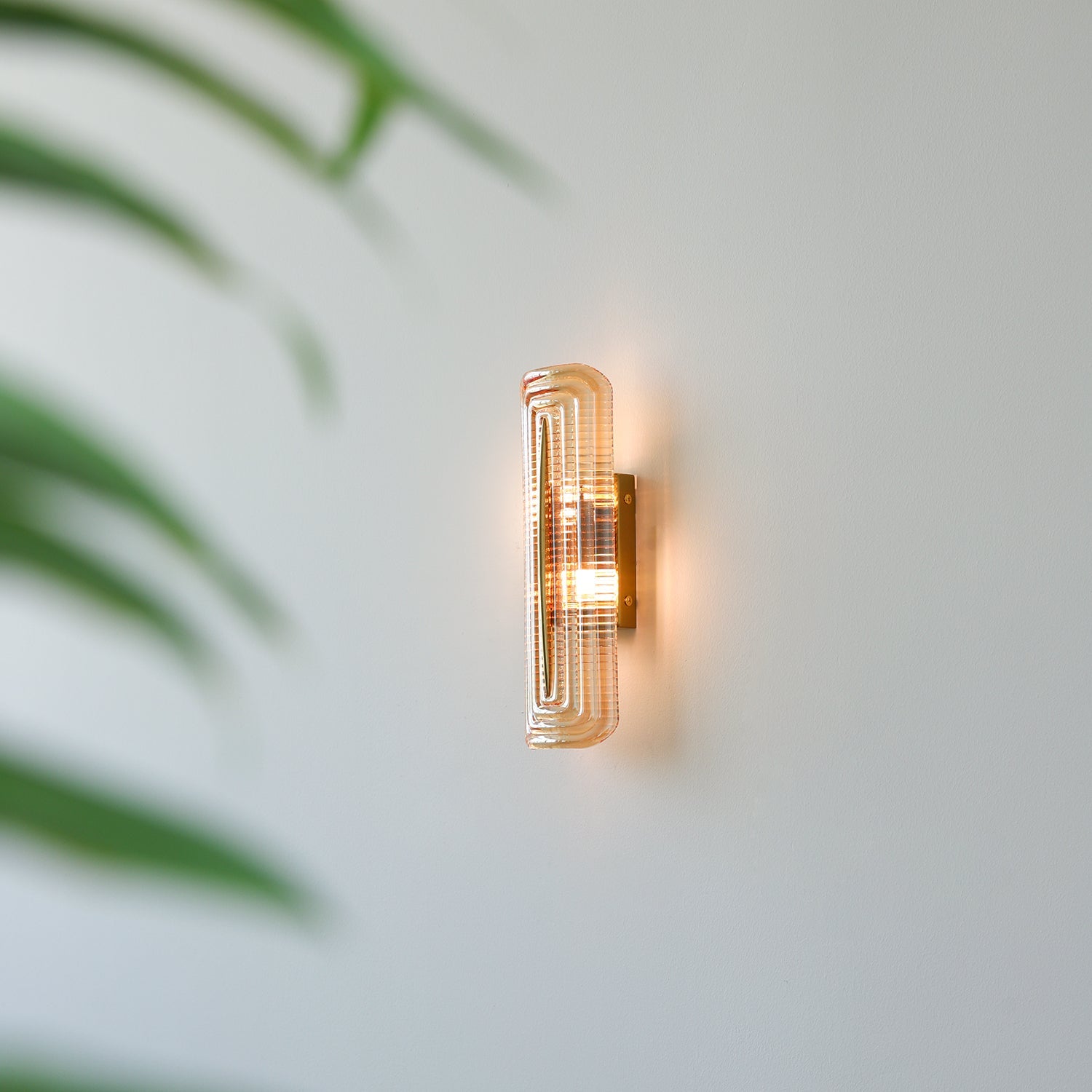 Luxury Wall Lights with Textured Glass Design