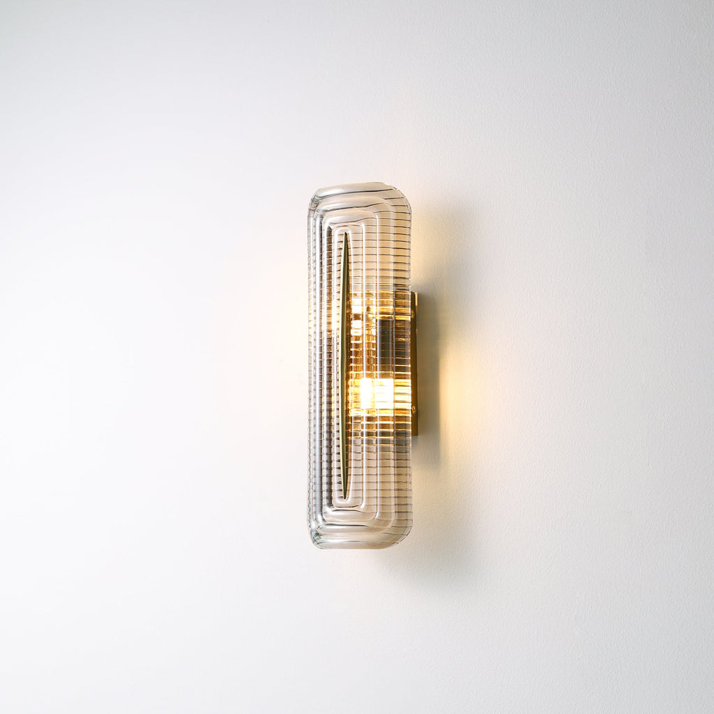Luxury Wall Lights with Textured Glass Design