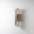 Luxury Wall Lights with Textured Glass Design