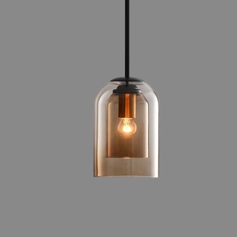 GlasLume: Mid-Century Pendelleuchte mit Doppelglas – Designer Hängelampe für Esszimmer & Wohnzimmer - Image 11