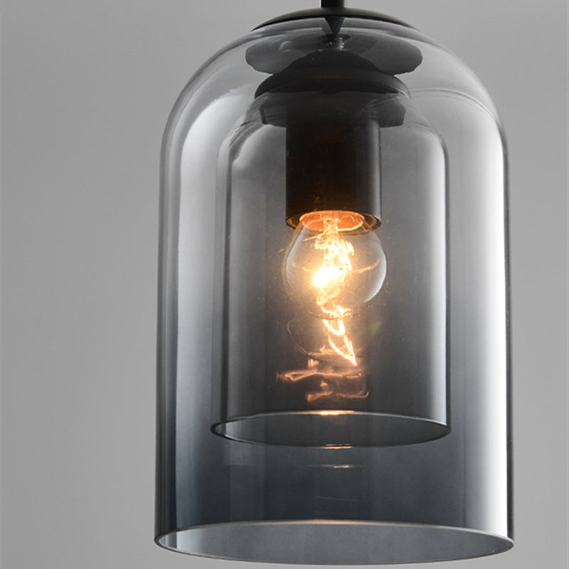 GlasLume: Mid-Century Pendelleuchte mit Doppelglas – Designer Hängelampe für Esszimmer & Wohnzimmer - Image 7