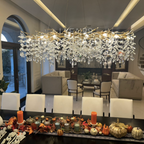 Branch Style Crystal Ceiling Light Decorative Indoor Lighting Fixture