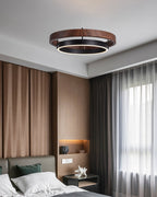 Modern Dual Ring LED Chandelier for Indoor Ceiling Lighting