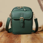 Square Leather Crossbody Bag Anti Theft - Image 8