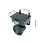 Smart Solar Bird Repeller Motion-Activated Outdoor Deterrent