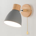 Scandinavian Style Wall Light with Pull Switch