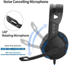 Surround Sound Gaming Headphones with Noise‑Isolating Mic