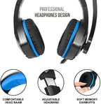 Surround Sound Gaming Headphones with Noise‑Isolating Mic