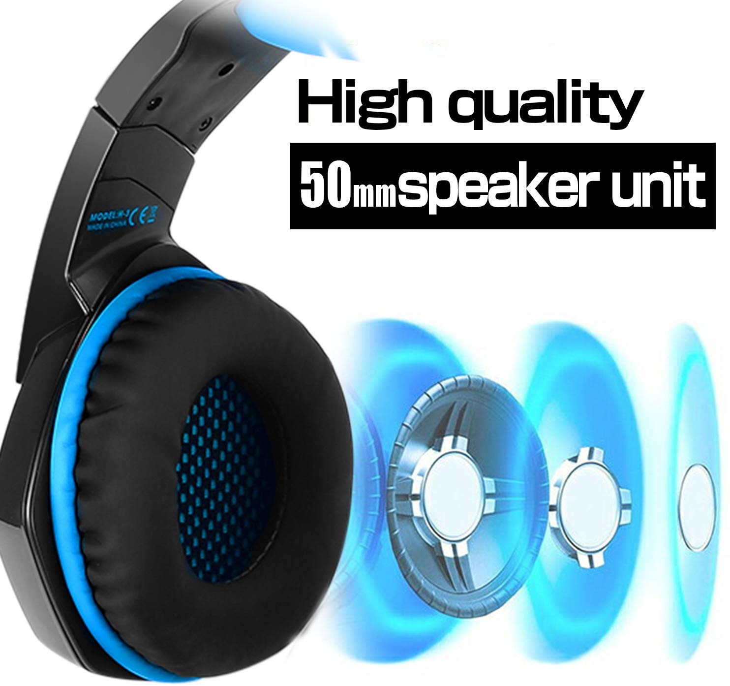 Surround Sound Gaming Headphones with Noise‑Isolating Mic