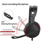 Surround Sound Gaming Headphones with Noise‑Isolating Mic