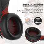 Surround Sound Gaming Headphones with Noise‑Isolating Mic