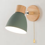 Scandinavian Style Wall Light with Pull Switch