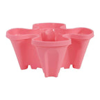 Vertical Stackable Plant Pots with Wheels