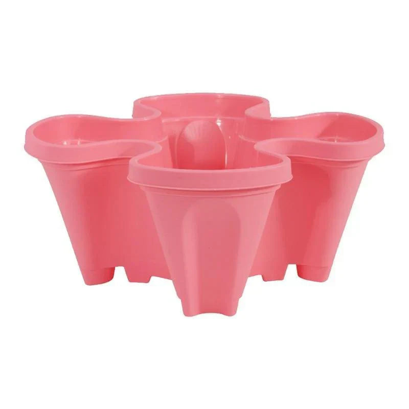 Vertical Stackable Plant Pots with Wheels