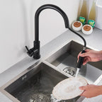Touch Control Kitchen Tap Pull-Out Spout for Easy Use