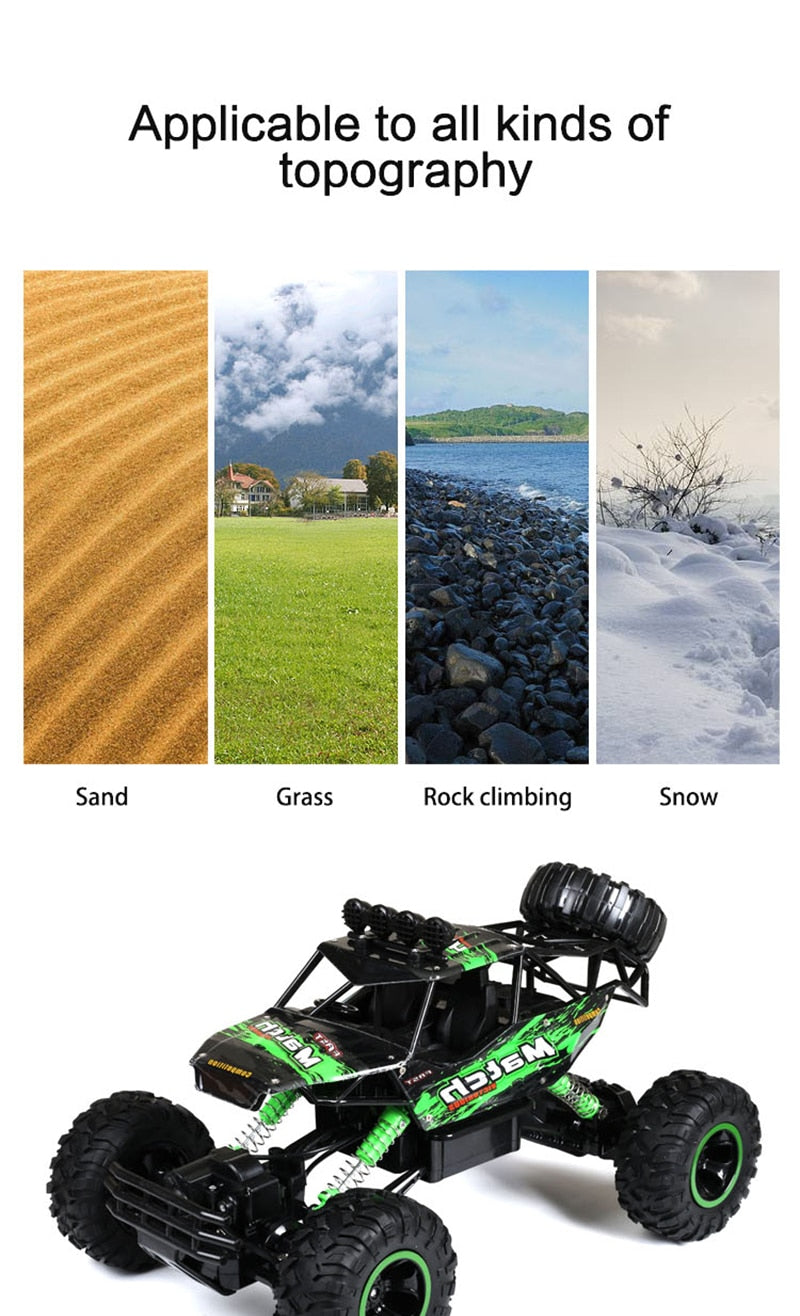 Durable RC Monster Truck with Shockproof Suspension