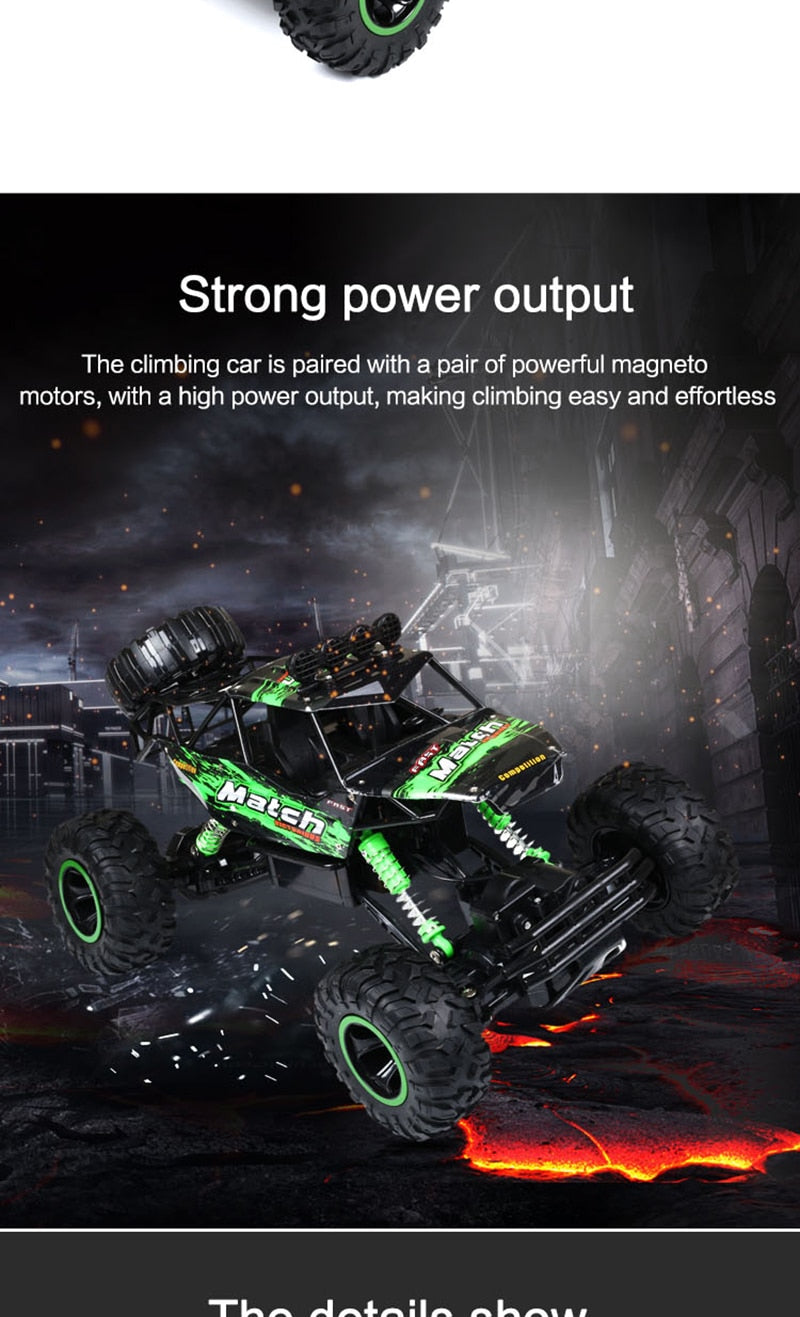 Durable RC Monster Truck with Shockproof Suspension
