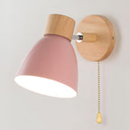 Scandinavian Style Wall Light with Pull Switch