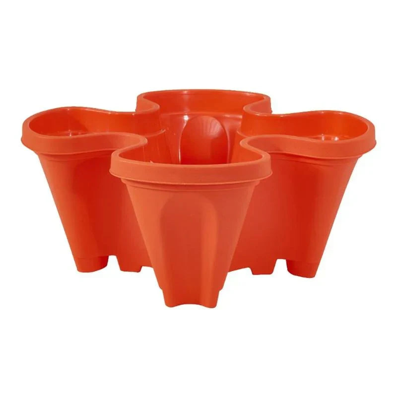 Vertical Stackable Plant Pots with Wheels