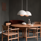 Scandinavian Half Circle Pendant Light Modern Colour Accent Lamp