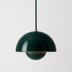 Scandinavian Half Circle Pendant Light Modern Colour Accent Lamp