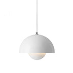 Scandinavian Half Circle Pendant Light Modern Colour Accent Lamp