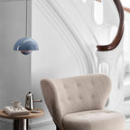 Scandinavian Half Circle Pendant Light Modern Colour Accent Lamp