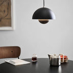 Scandinavian Half Circle Pendant Light Modern Colour Accent Lamp