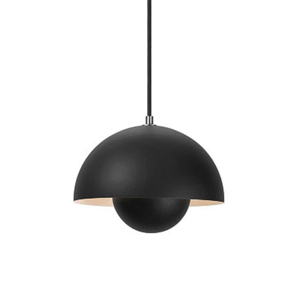 Scandinavian Half Circle Pendant Light Modern Colour Accent Lamp