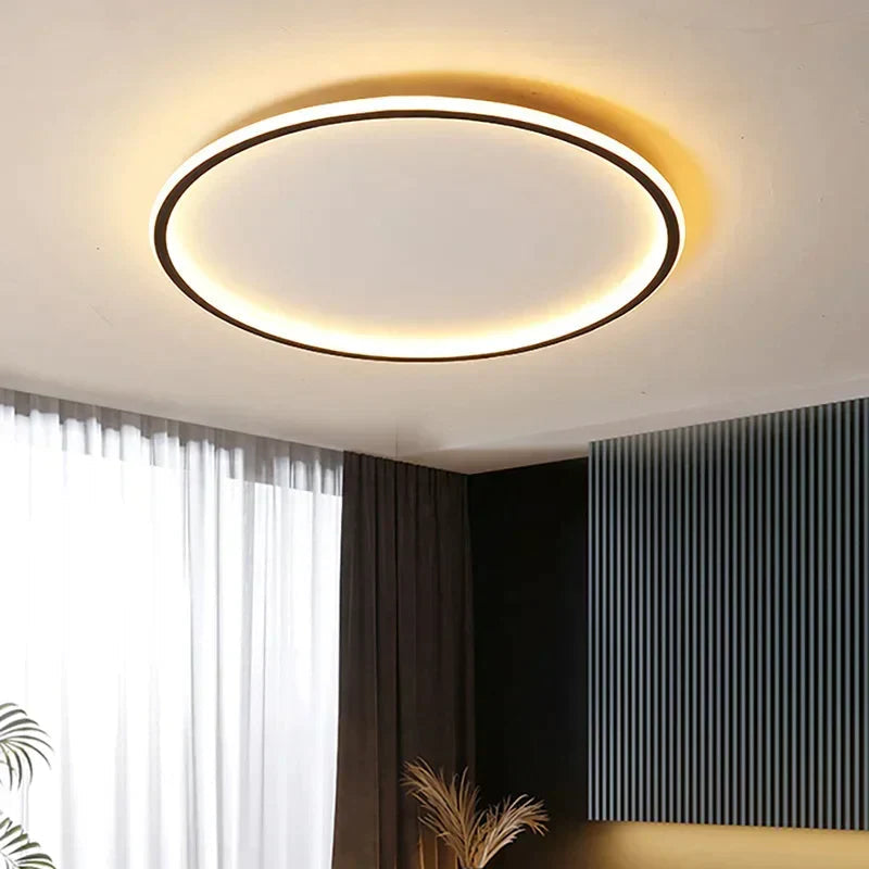 HaloNord: Skandinavische LED Deckenlampe – Minimalistische runde Deckenleuchte - Image 2