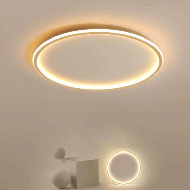 HaloNord: Skandinavische LED Deckenlampe – Minimalistische runde Deckenleuchte - Image 9