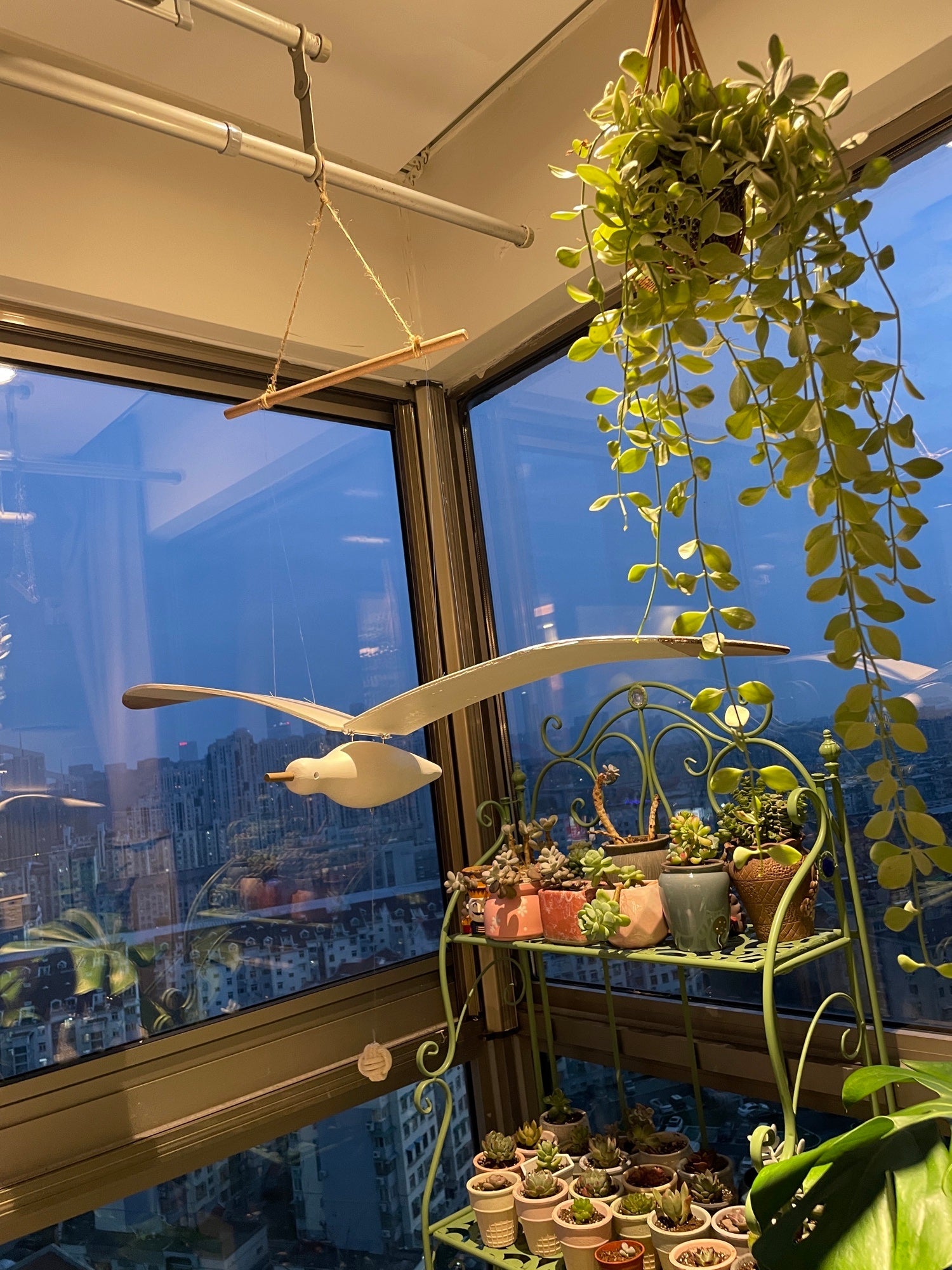 Coastal Drift Wooden Gull Ornament