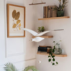 Coastal Drift Wooden Gull Ornament
