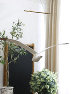 Coastal Drift Wooden Gull Ornament