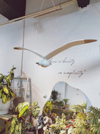 Coastal Drift Wooden Gull Ornament