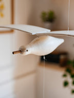 Coastal Drift Wooden Gull Ornament