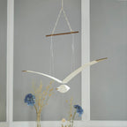 Coastal Drift Wooden Gull Ornament